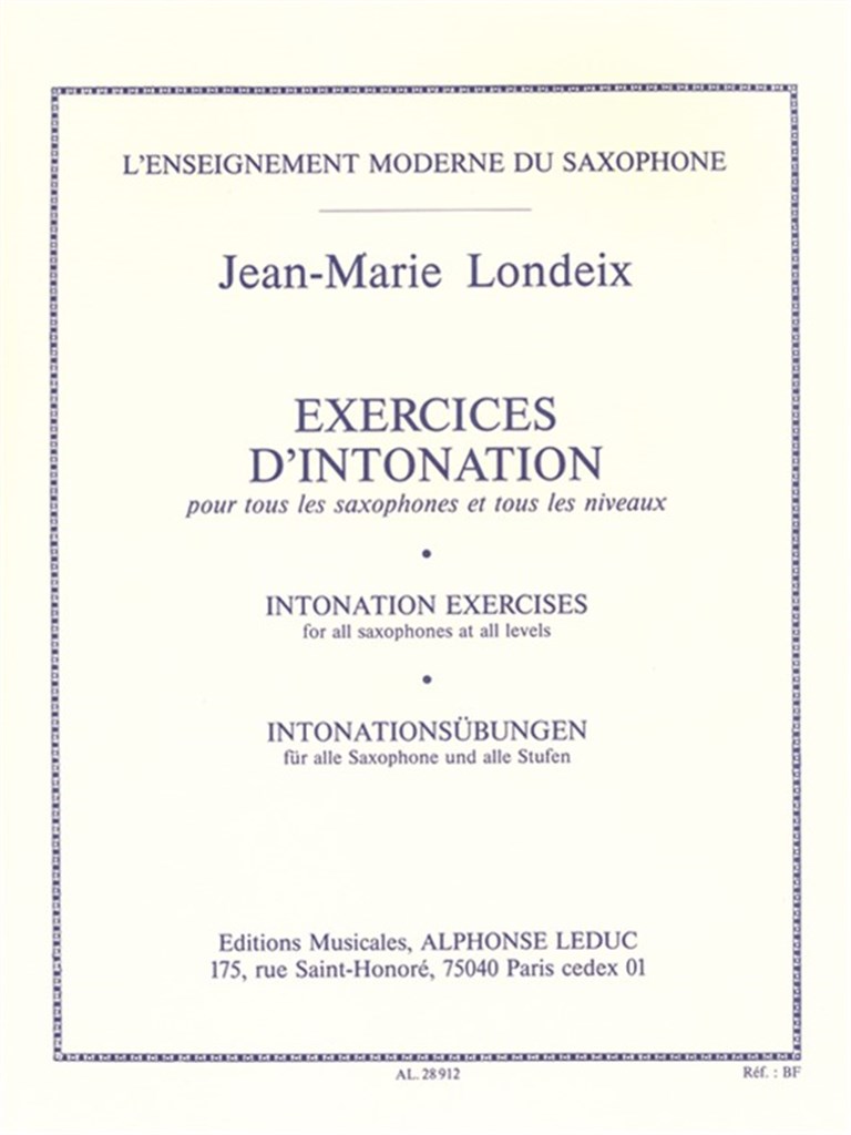 Exercices D'Intonation